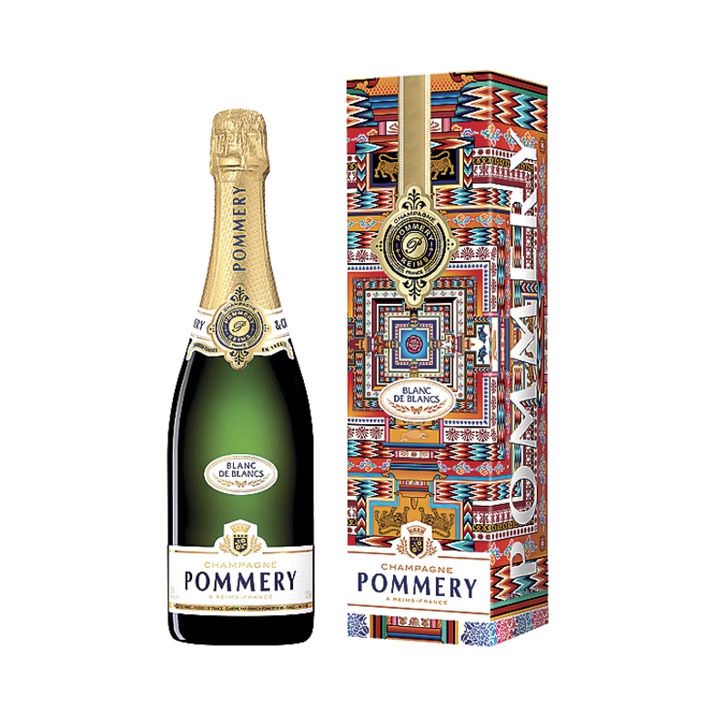 POMMERY CHAMPAGNE BRUT BLANC DE BLANCS W/ GIFT BOX 750ML