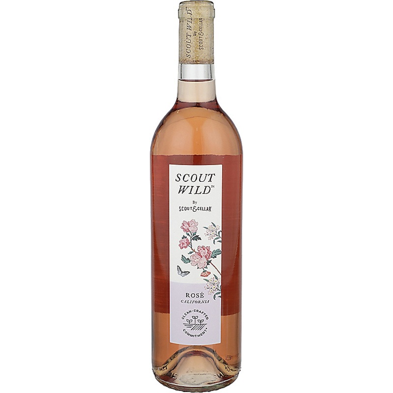 SCOUT WILD ROSE WINE CALIFORNIA 750ML