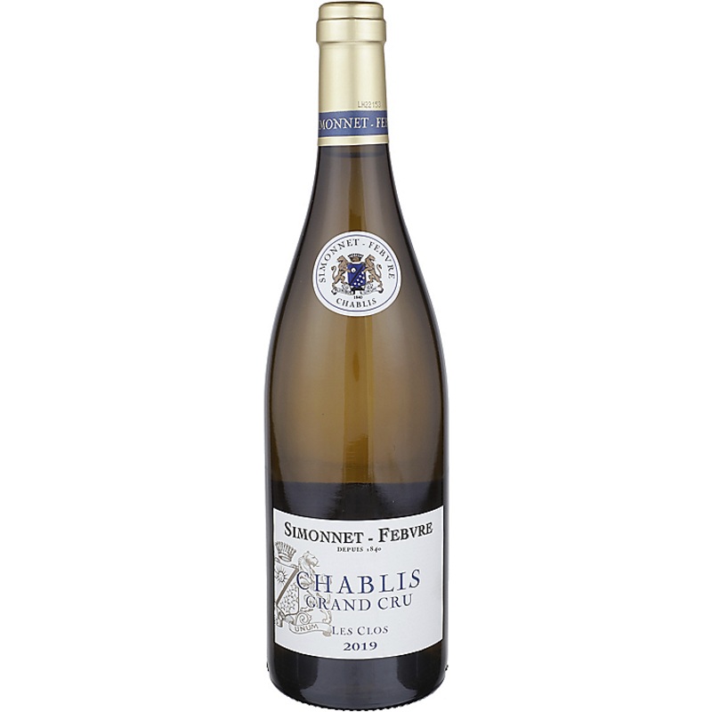 SIMONNET FEBVRE CHABLIS LES CLOS GRAND CRU 2019 WOOD BOX 750ML