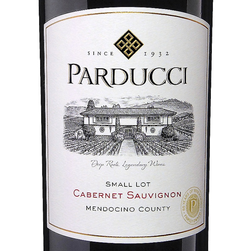 PARDUCCI CABERNET SAUVIGNON SMALL LOT MENDOCINO COUNTY 2021 750ML
