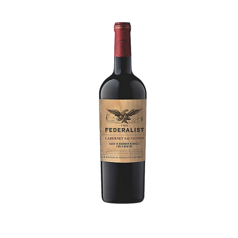 THE FEDERALIST CABERNET SAUVIGNON AGED IN BOURBON BARRELS FOR 6 MONTHS NORTH COAST 750ML