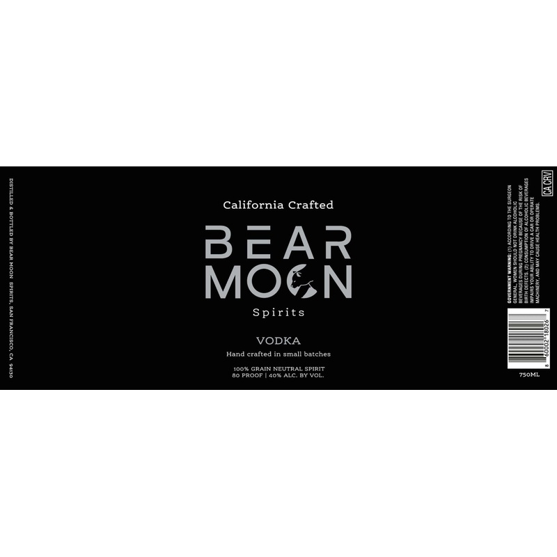 Bear Moon Spirits Vodka