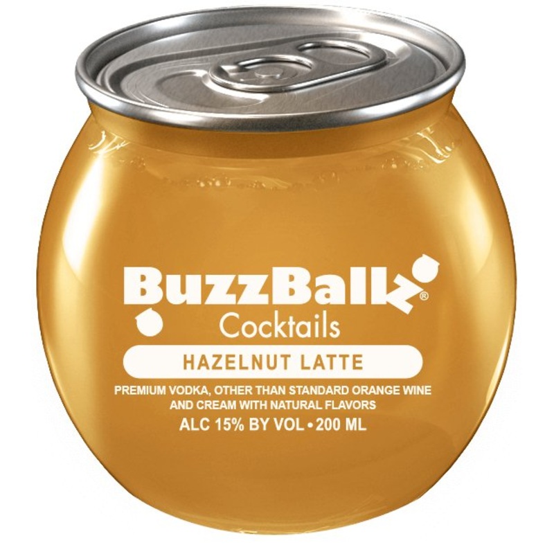 BuzzBallz Hazelnut Latte 187mL 24 Pack Case