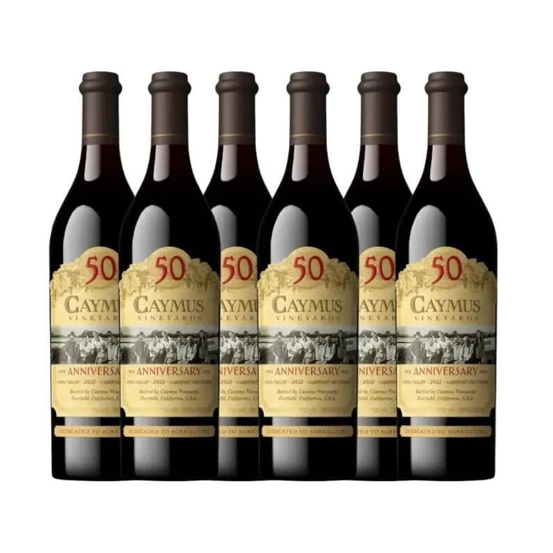 Caymus 50th Anniversary Napa Valley Cabernet Sauvignon 2022 6 Pack