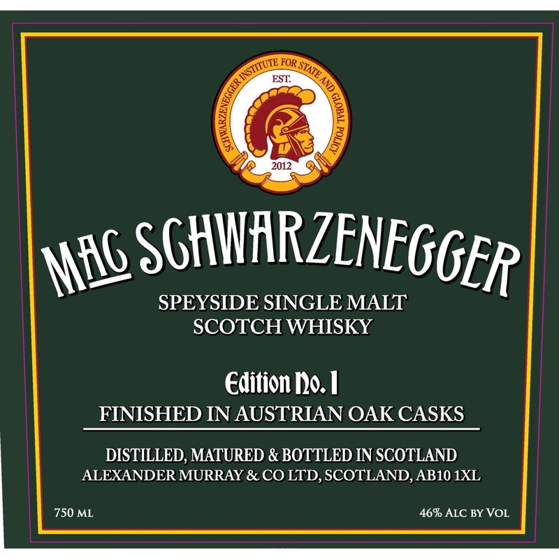 MacSchwarzenegger Single Malt Edition No. 1 Finished In Australian Oak Cask