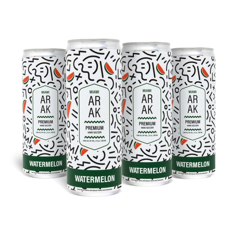 Miami Arak Watermelon Seltzer