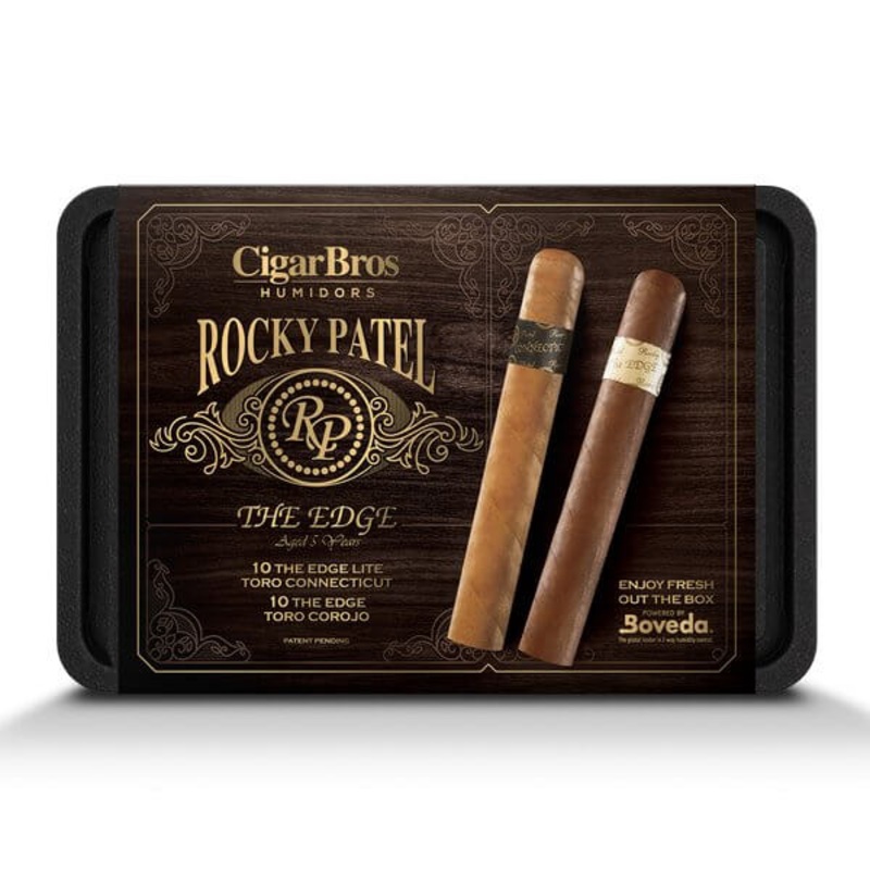 Rocky Patel 20 Premium Cigars Set + Personal Humidor by CigarBros
