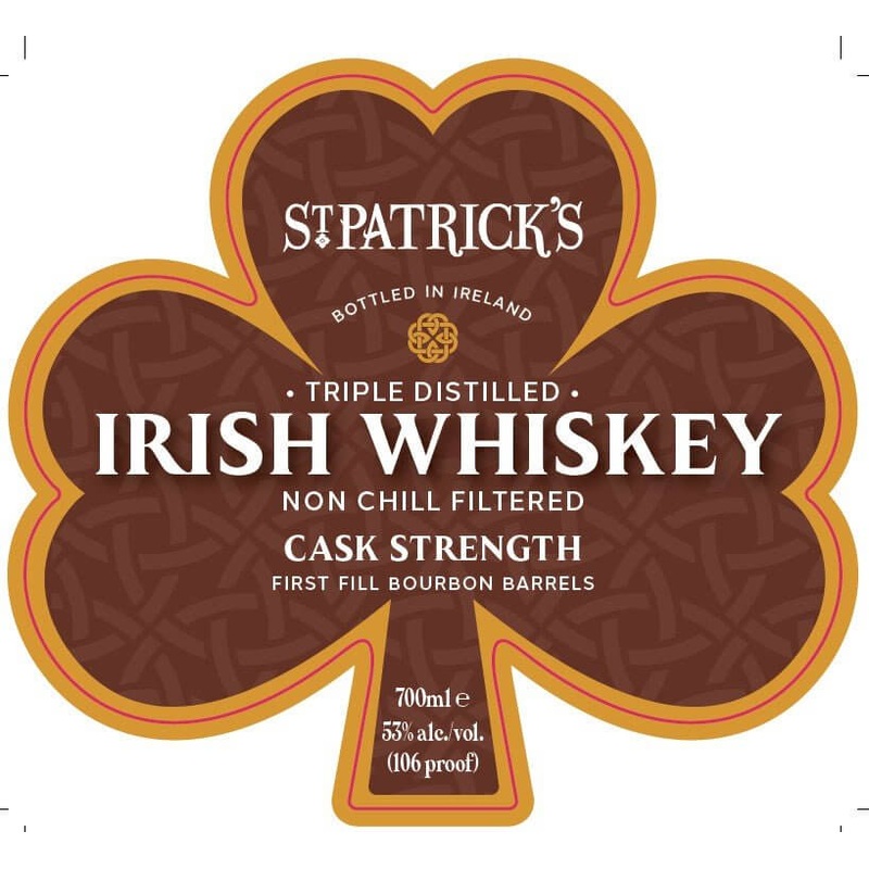 St. Patrick's Cask Strength Irish Whiskey