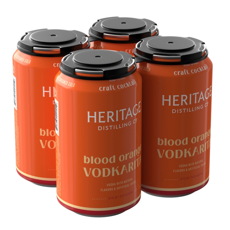 Heritage Distilling Co Blood Orange Vodkarita 4 Pack Cans