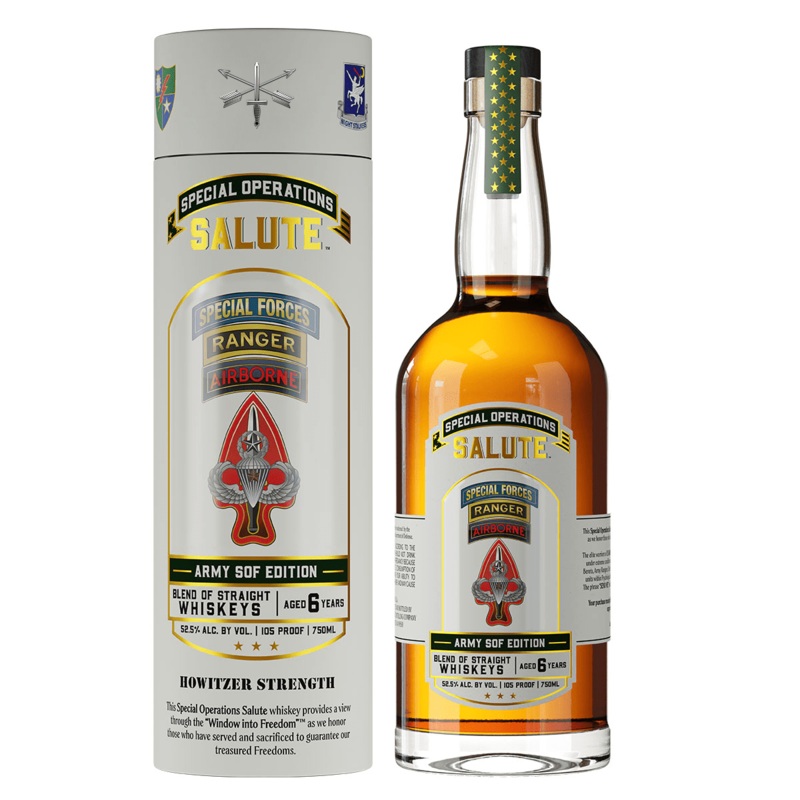 Heritage Distilling Co Special Operations Salute Whiskey - Army SOF Edition