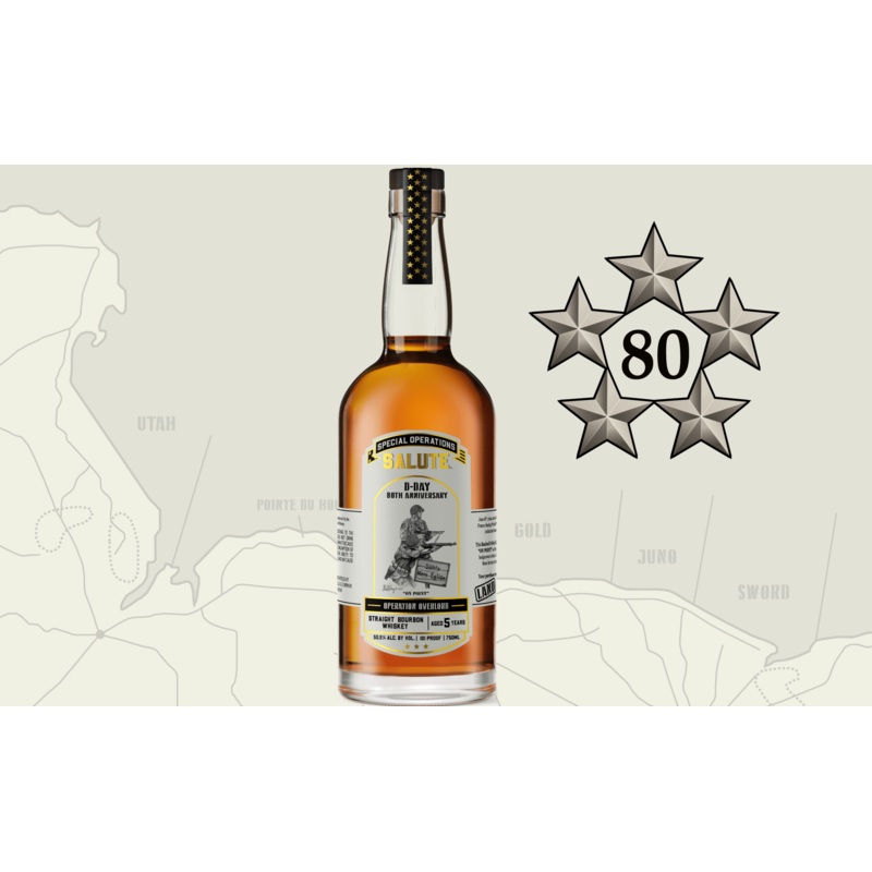 Heritage Distilling Co Special Operations Salute Whiskey - D-Day 80th Anniversary - LAND