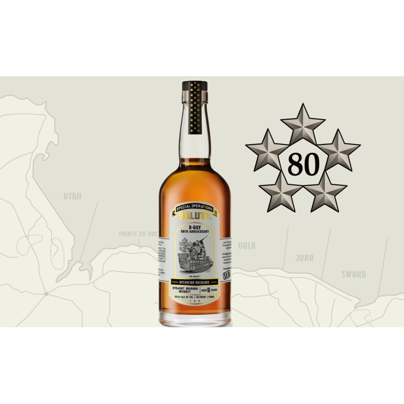 Heritage Distilling Co Special Operations Salute Whiskey - D-Day 80th Anniversary - SEA