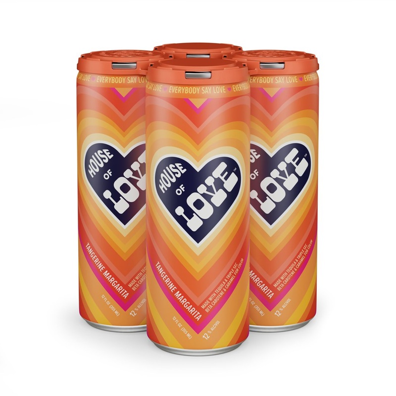 House Of Love Cocktails - Tangerine Margarita 4 Pack