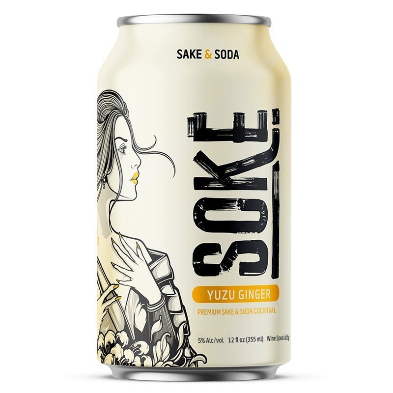 Soke Sake & Soda Yuzu Ginger 4 Pack
