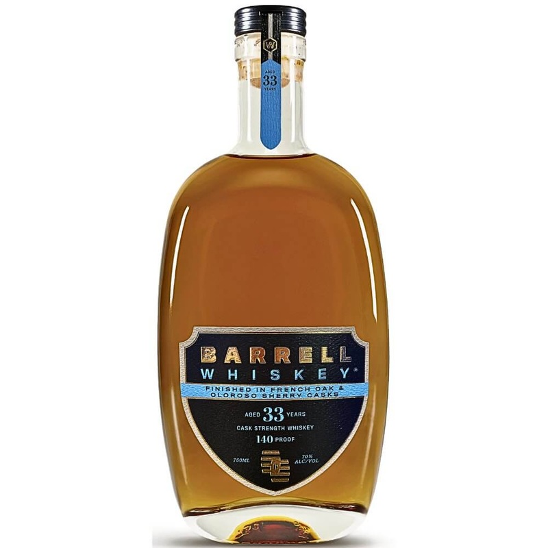 Barrell Craft Spirits Whiskey 33 Year Cask Strength  Finished in French Oak & Oloroso Sherry Casks