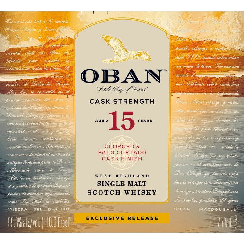 Oban 15 Year Old Cask Strength Single Malt Scotch Whisky Exclusive Release