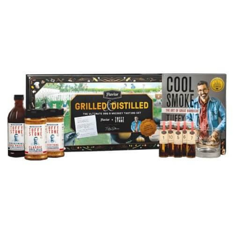 Flaviar Grilled & Distilled BBQ and Whiskey Tasting Set