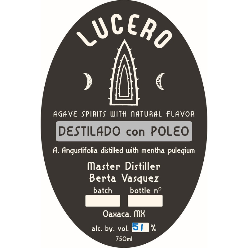 Lucero Destilado con Poleo - A. Angustifolia Distilled with Mentha Pulegium