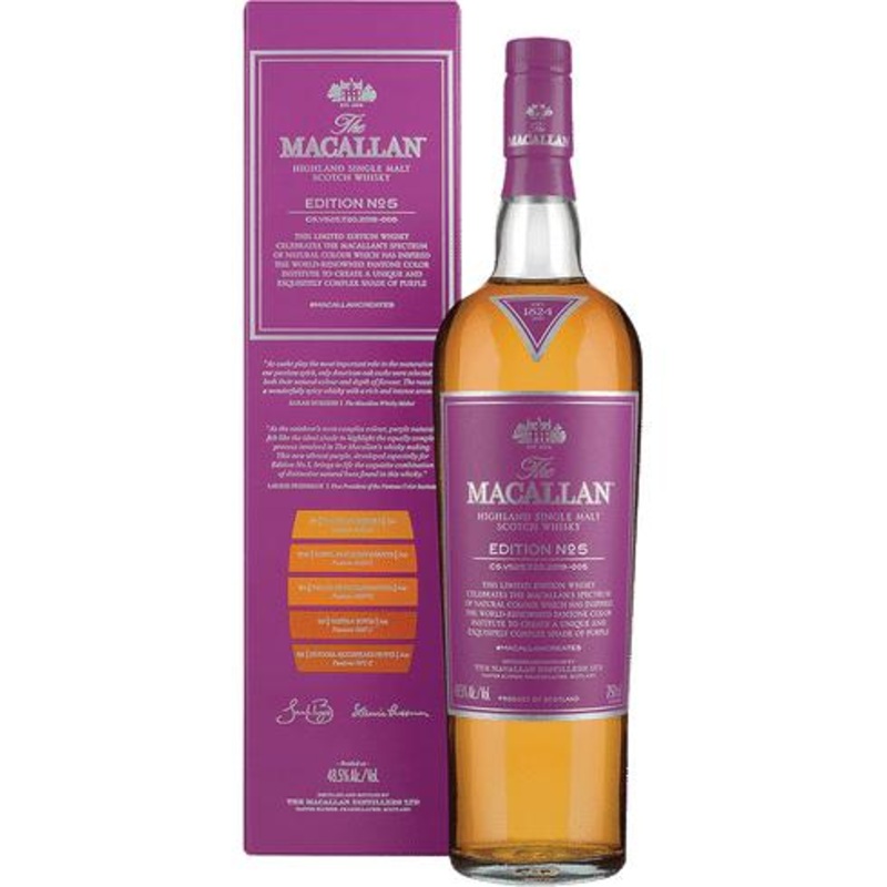 The Macallan Edition No.5 Single Malt Scotch Whiskey
