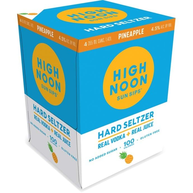 High Noon Sun Sips Pineapple 4 pack
