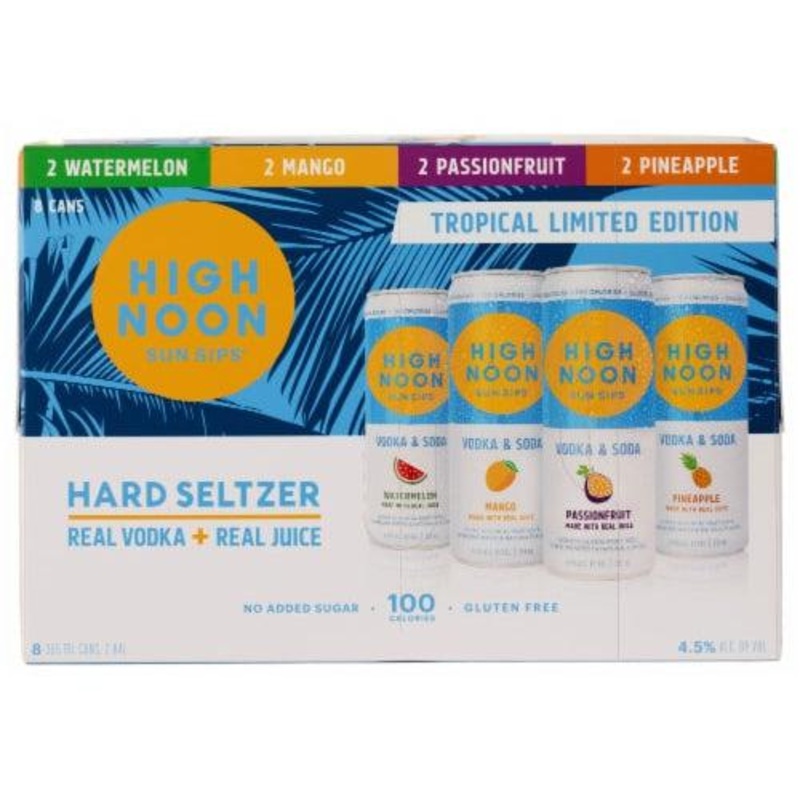 High Noon Sun Sips Tropical Limited Edition 8 pack