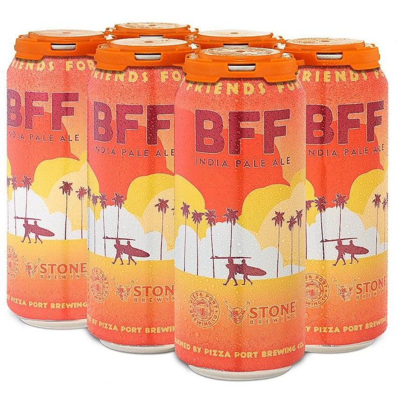 Pizza Port Brewing Stone Brewing BFF IPA
