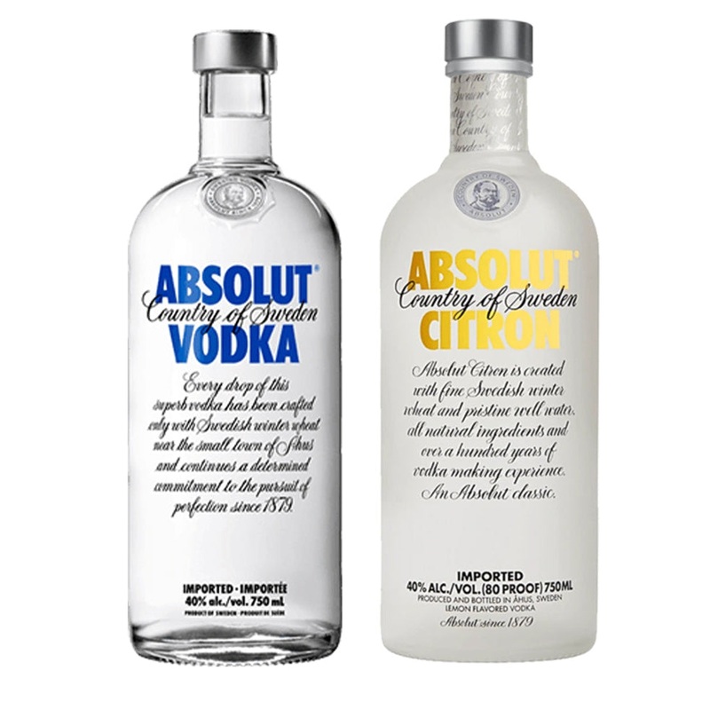 Absolut Vodka & Citron Bundle