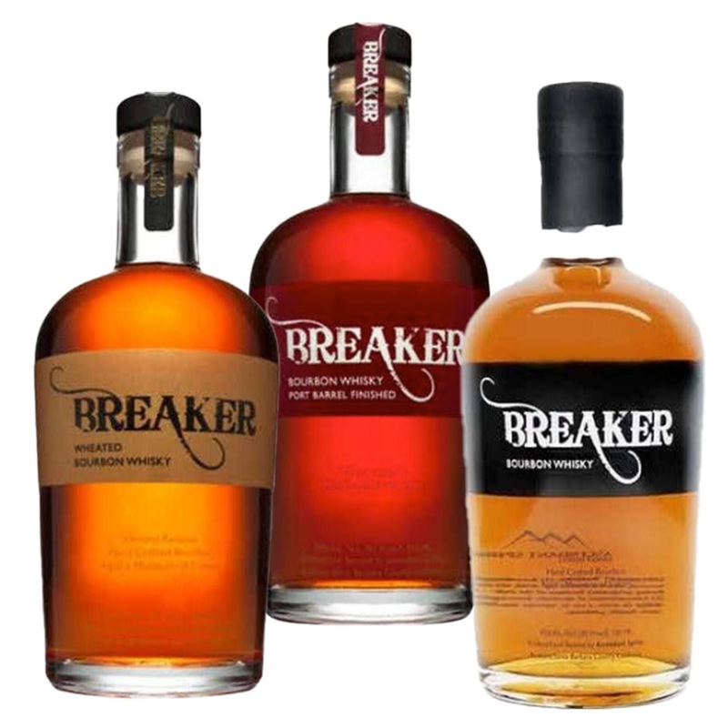 Breaker Bourbon Whiskey, Port Barrel Finished, and Wheated