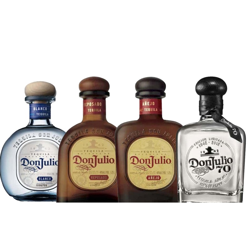 Don Julio Blanco, Reposando, Aejo & 70 Aejo