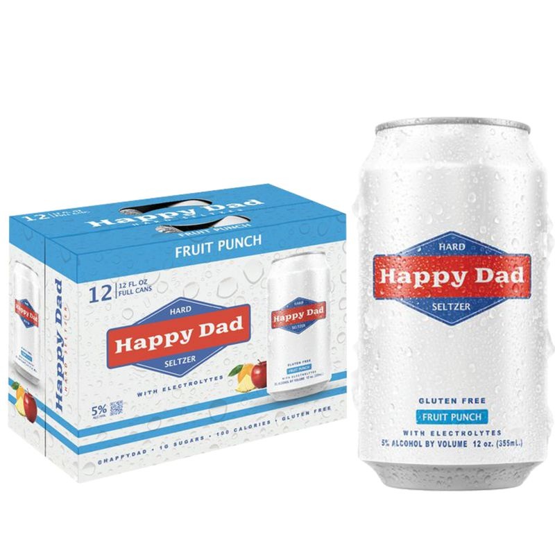 Hard Happy Dad Seltzer Fruit Punch