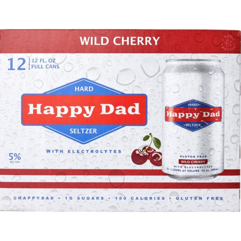Hard Happy Dad Seltzer Wild Cherry