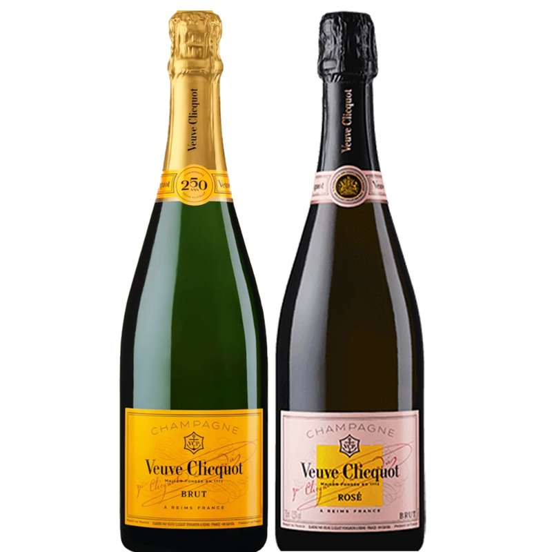Veuve Clicquot Brut & Veuve Clicquot Ros