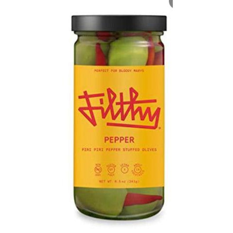 Filthy Pepper Piri Piri Pepper Stuffed Olives