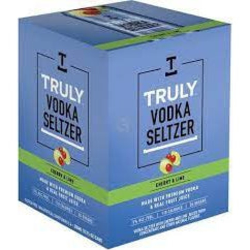 Truly Vodka Seltzer Cherry and Lime 4 Pack