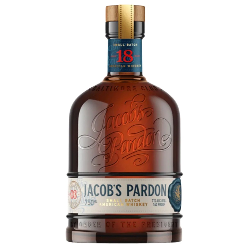 Jacob's Pardon Small Batch 18 Year American Whiskey Recipe No. 3 (750Ml)