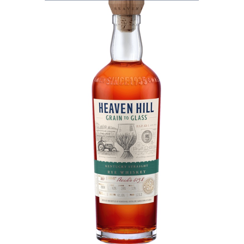 Heaven Hill Rye Grain to Glass (750Ml)
