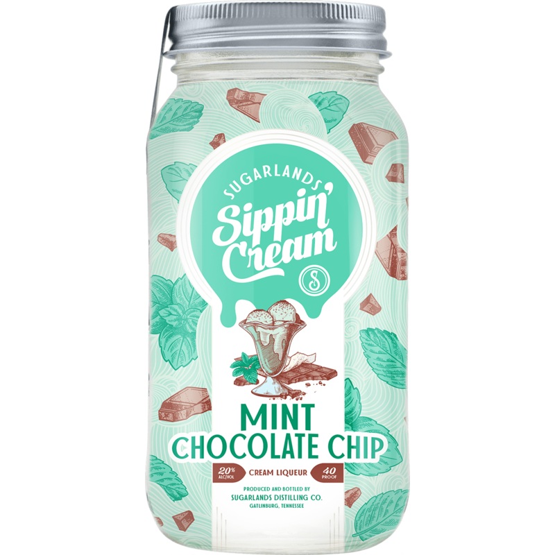 Sugarlands Shine Mint Chocolate Chip Sippin' Cream (750Ml)
