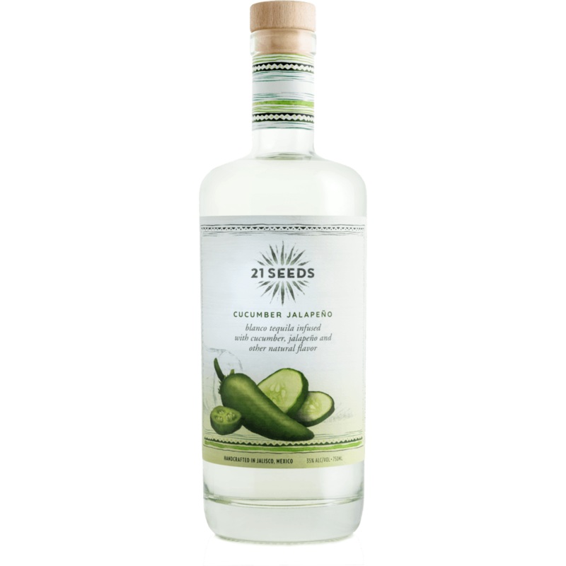 21 Seeds Cucumber Jalapeno Tequila (750Ml)