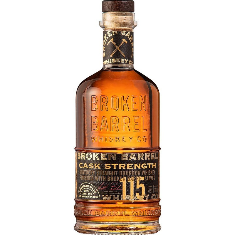 Broken Barrel Cask Strength Bourbon Whiskey (750Ml)