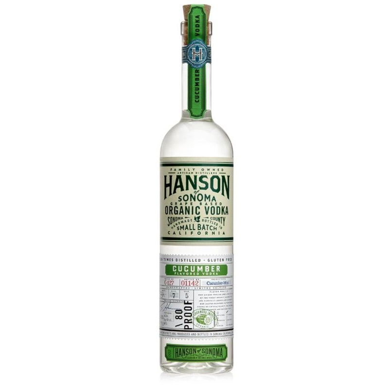 Hanson Of Sonoma Cucumber Organic Vodka (750Ml)