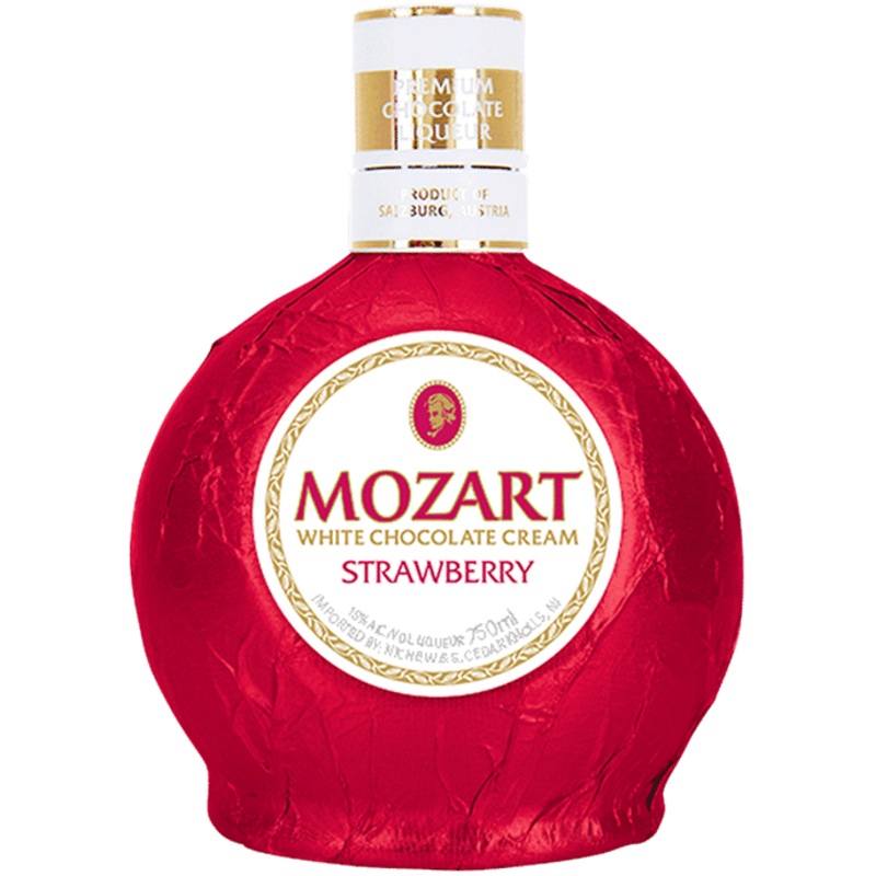 Mozart Strawberry Cream Liqueur (750Ml)