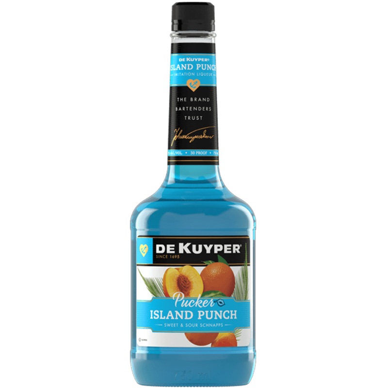 Dekuyper Island Punch Pucker Schnapps Liqueur (750Ml)