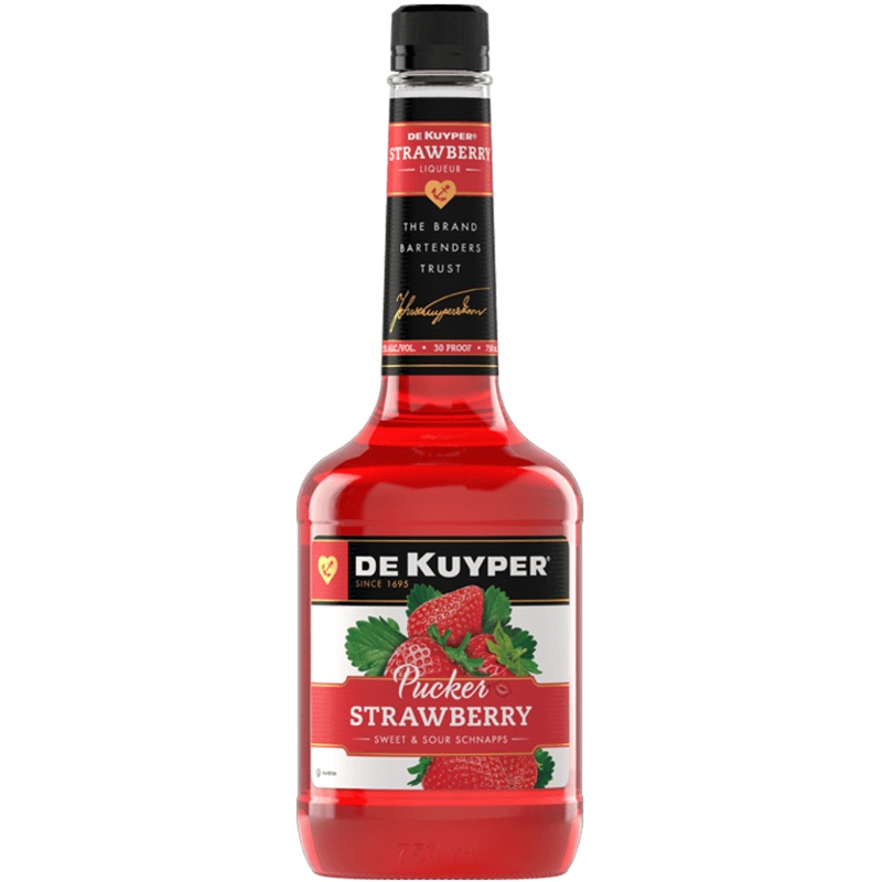 Dekuyper Strawberry Schnapps Liqueur (750Ml)