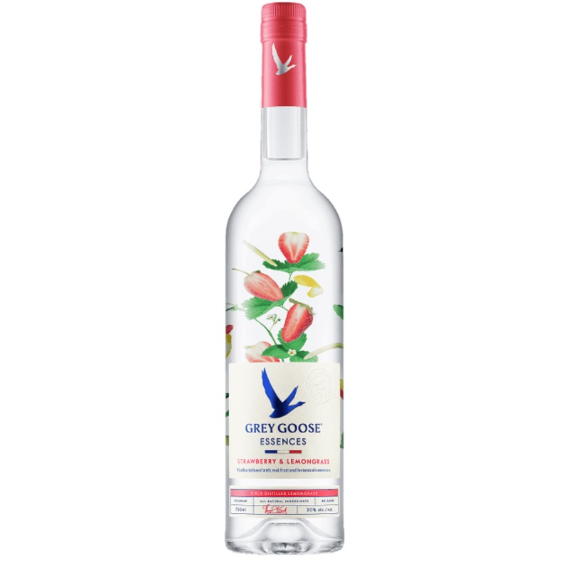 Grey Goose Essences Strawberry & Lemongrass Vodka (750Ml)