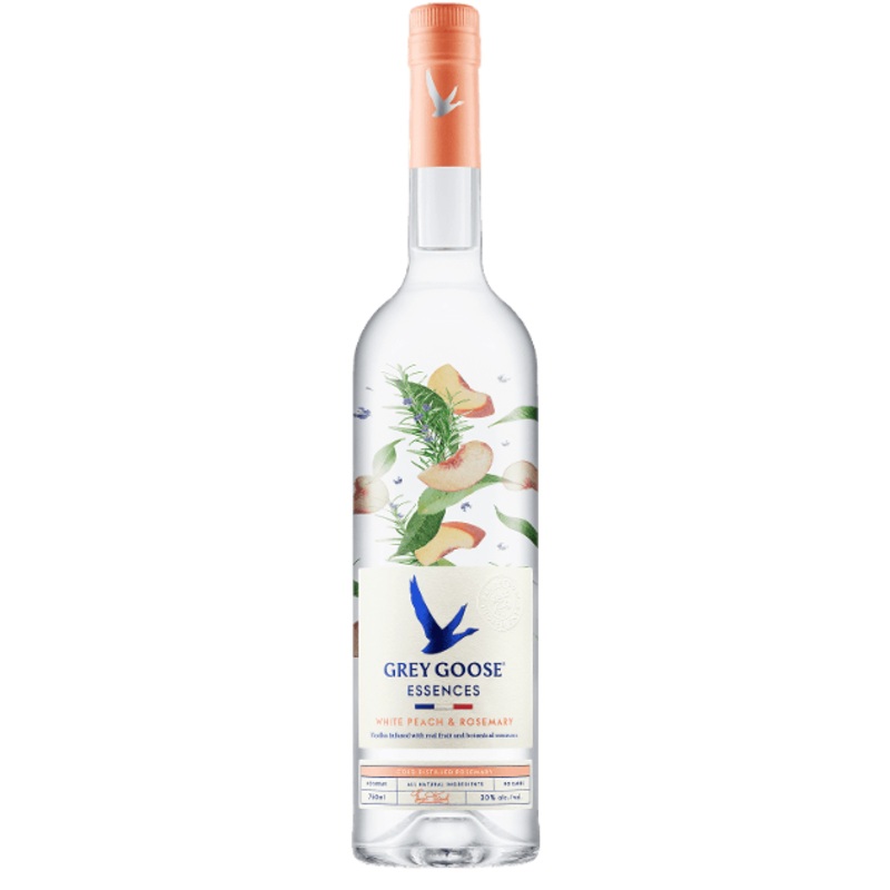 Grey Goose Essences White Peach & Rosemary Vodka (750Ml)
