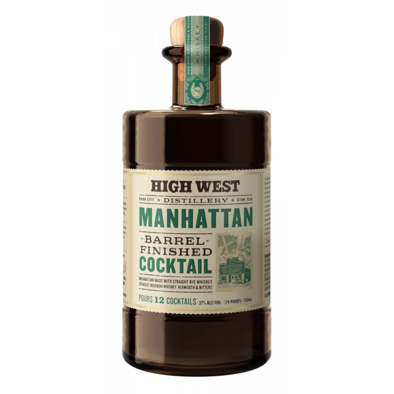 High West Manhattan Barrel Finished Cocktail (750Ml)