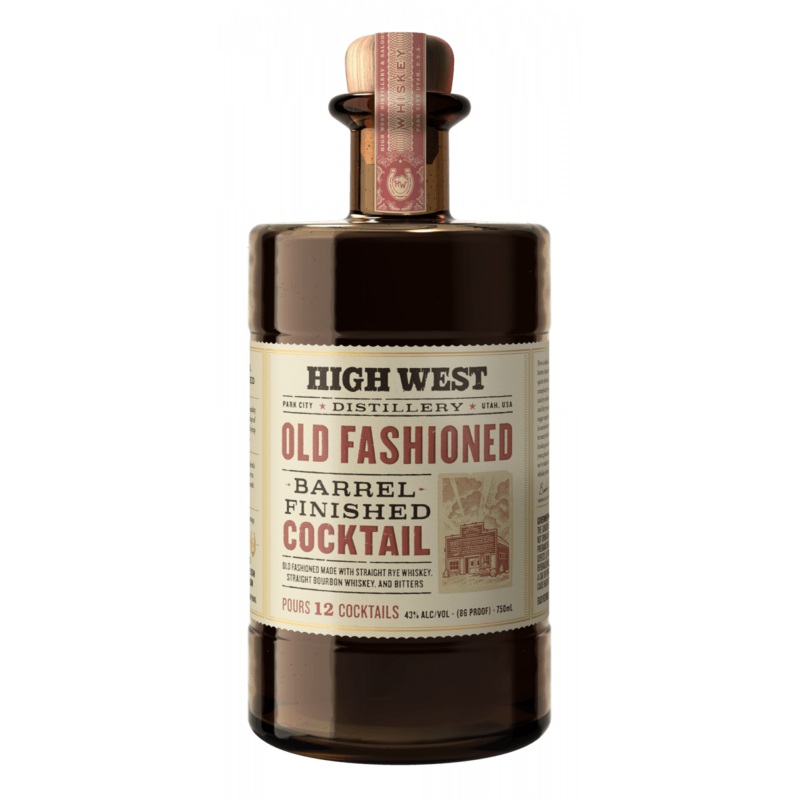 High West Old Fashioned Barrel Finished Cocktail (750Ml)