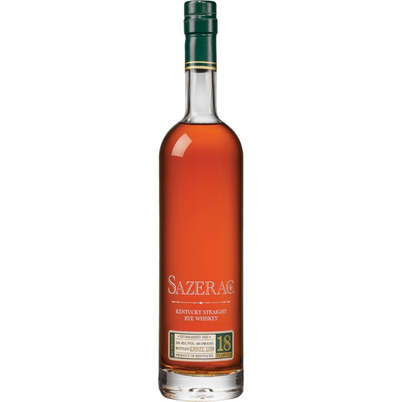 Sazerac Rye 18 Year Old Kentucky Straight Rye Whiskey 2020 Release (750Ml)
