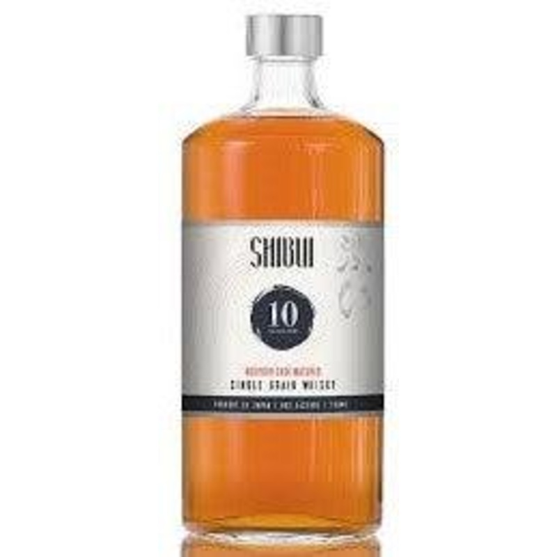 Shibui 10 Year Bourbon Cask Single Grain Japanese Whisky (750Ml)