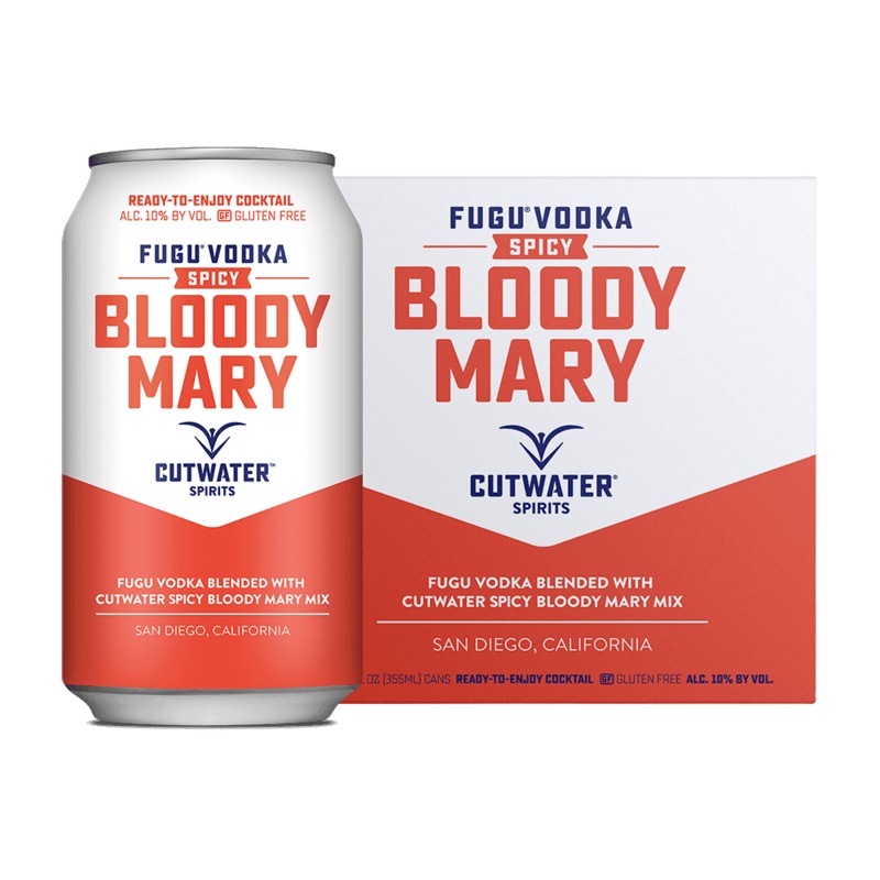 Cutwater Spicy Bloody Mary Canned Cocktails (4 Pk)